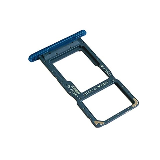 Single SIM Holder Outside Huawei P Smart Z SIM Card+Hybrid (SIM Card/MicroSD Card) Blue